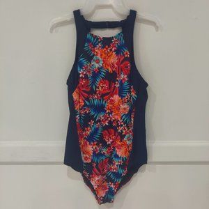 Haut De Maillot De Bain Lands' End Bleu Vert Taille 16 - Neuf Sans étiquettes (NWOT) - Fabriqué Au Sri Lanka